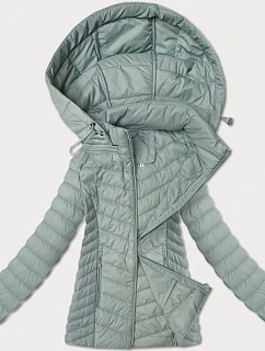 Dámska ľahká bunda s odnímateľnou kapucňou J Style mint (16M9230-156)