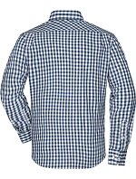 Daiber JN 617 Popelínová košeľa s kockovaným vzorom a dlhými rukávmi 02.0617 tmavomodrá/biela Daiber JN 617 Popelínová košeľa s kockovaným vzorom a dlhými rukávmi 02.0617 tmavomodrá/biela