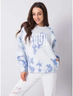 Mikina DS BL 1118.60 bielo-modrá