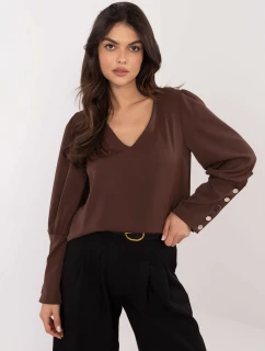 Blúzka MI BZ M721.38 tmavohnedá