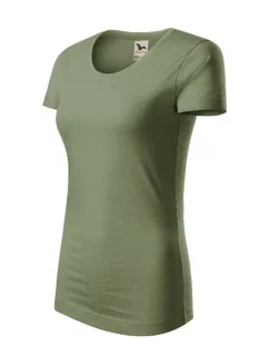 Origin (GOTS) dámske khaki tričko