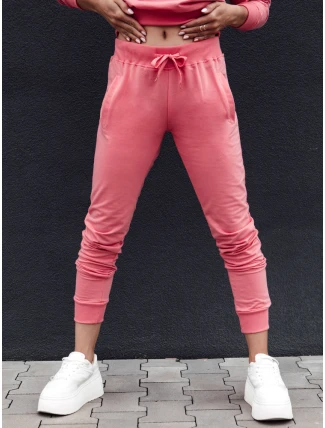 Dámske tepláky RELAX MODE coral FashionStreet UY2138 Dámske tepláky RELAX MODE coral FashionStreet UY2138