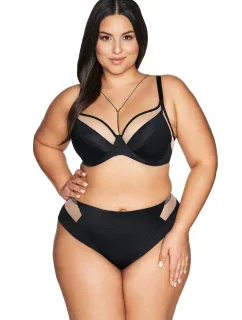 Ava 2136 Čierna maxi mäkká podprsenka