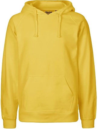 Neutral O 63101 Pánska mikina s kapucňou z bio bavlny 77.6311 žltá Neutral O 63101 Pánska mikina s kapucňou z bio bavlny 77.6311 žltá