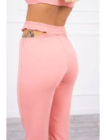 Súprava s blúzkou marhuľová