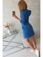 Džínsové šaty s kapucňou a vreckami Džínsové šaty s kapucňou a vreckami