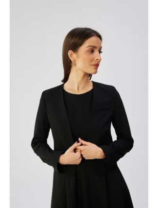 S368 Sako s otvorenou prednou časťou - čierne