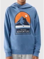 Chlapčenská mikina 4F - modrá Chlapčenská mikina 4F - modrá