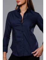 Klasická modrá dámska košeľa (HH039-50)
