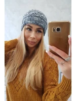 Dámska čiapka Eliza K205 dark grey+jeans