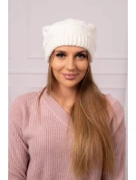 Dámska čiapka Nastia K373 ecru