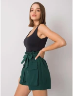 Šortky DHJ SN 13295.76 tmavozelené