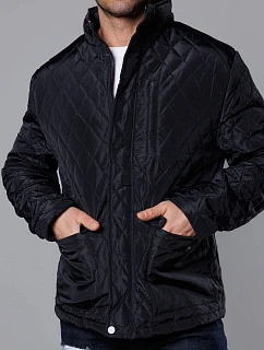 Pánska prešívaná bunda Black (58M13082-392)