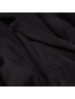 Vlnený prehoz cez oblečenie typu alpaka v baklažánovej farbe (7108)