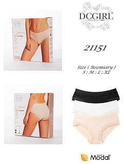 Nohavičky DC Girl 21151 A'2, balenie, veľkosti S–XL