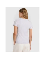 Dámske bavlnené slim tričko 4F 4FWMM00TTSHF2255-27M