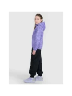 Dievčenská vetruodolná softshellová bunda s membránou 5000 4F 4FJRAW25TSOFF507-90A