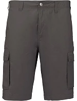 Kariban K 755 Pánske bermudy 20.K755 svetlo šedé