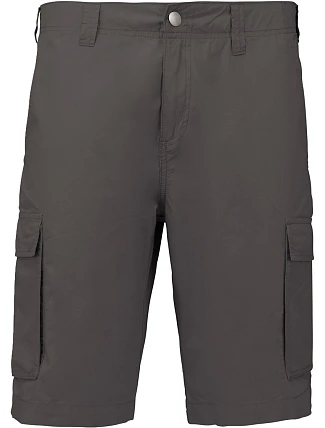 Kariban K 755 Pánske bermudy 20.K755 svetlo šedé