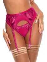 Podväzkový pás V-10252 ružový - Axami