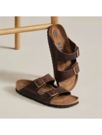 Dámske žabky Birkenstock Arizona Soft Footbed Oiled Leather Habana (0452763)