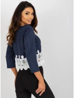 Blúzka LK BZ 506428.90 tmavomodrá