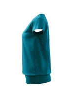 Mestské tričko tmavo tyrkysové