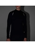 Pánske tričko s dlhým rukávom 4F M417 deep black 4FWAW25TFLOM417 20S pánske