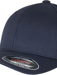 Flexfit 6277 6-panelová čiapka Flexfit Wooly Combed 55.6277 tmavomodrá/tmavomodrá