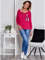 Blúzka CZ BZ 1415.04 fuchsiová Blúzka CZ BZ 1415.04 fuchsiová