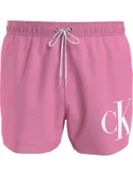 Pánske plavky SHORT DRAWSTRING KM0KM00967 TFZ pink - Calvin Klein Pánske plavky SHORT DRAWSTRING KM0KM00967 TFZ pink - Calvin Klein