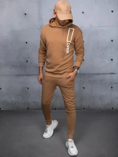 FashionStreet pánska tepláková súprava camel AX0684