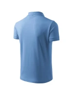 Pánska polokošeľa Pique sky blue