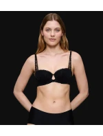 Dámska podprsenka Body Make-Up Illusion Lace Dirndl Bra - BLACK - black 0004 - TRIUMPH