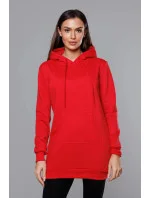 Tmavo červená dámska klokanie mikina (YS10003-18) Tmavo červená dámska klokanie mikina (YS10003-18)