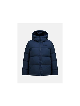 Bunda PEAK PERFORMANCE W Rivel Down Puffer Jacket, tmavomodrá Bunda PEAK PERFORMANCE W Rivel Down Puffer Jacket, tmavomodrá