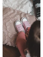 Dziecięce Trampki Na Rzepy Różowe Bernie