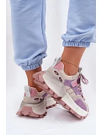 Kožené semišové dámske tenisky GOE TT2N4026 purple Kožené semišové dámske tenisky GOE TT2N4026 purple