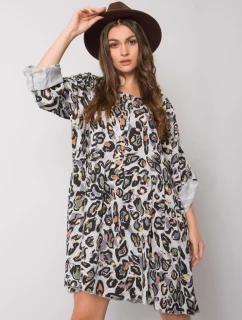 Šaty DHJ SK 21464.99 svetlo šedá