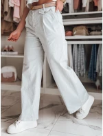 Dámske nohavice so širokými nohavicami MOBISKA modrá FashionStreet UY2619