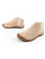 Keen dámske kožené topánky Mosey Chelsea light beige women's