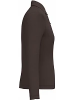 Kariban K 244 Dámske polo s dlhým rukávom z piké 20.K244 čokoládová Kariban K 244 Dámske polo s dlhým rukávom z piké 20.K244 čokoládová