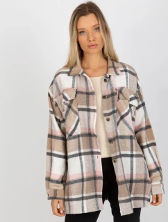 Košeľa DN KS 3841.02 čierna a béžová