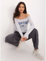 Blúzka WT BZ A1251.33 svetlosivá