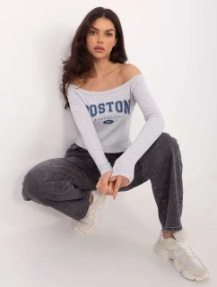 Blúzka WT BZ A1251.33 svetlosivá