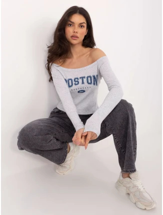 Blúzka WT BZ A1251.33 svetlosivá