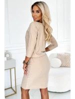 13-161 Športové šaty s vreckami a viazankou - BEAN