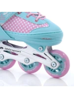 SMJ sport 2v1 Jr Lili nastaviteľné kolieskové korčule SMJ sport 2v1 Jr Lili nastaviteľné kolieskové korčule
