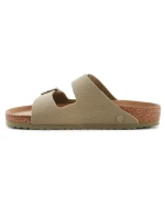 Birkenstock Rivet Logo Vegan Canvas Faded Flip Flops M 1023958