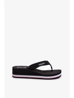 Dámske žabky na klinoch Big Star - čierne